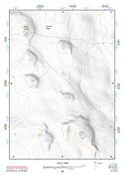 42119NE Page 86 Bluejoint Lake Topo Preview 1