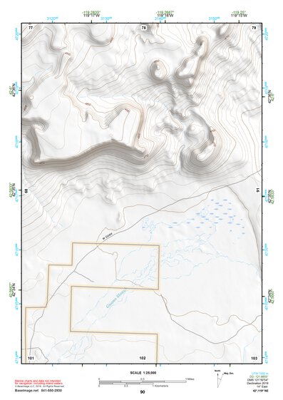 42119NE Page 90 Bluejoint Lake Topo Preview 1