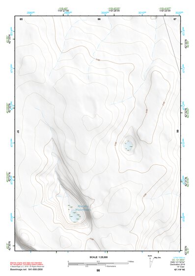 42119NE Page 98 Bluejoint Lake Topo Preview 1