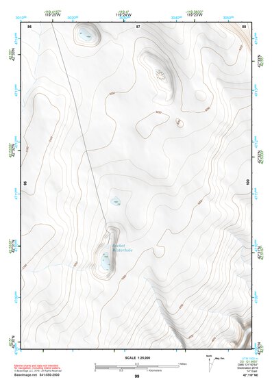 42119NE Page 99 Bluejoint Lake Topo Preview 1
