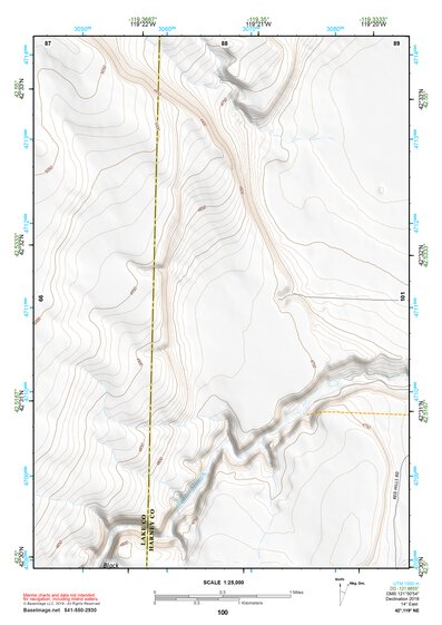 42119NE Page 100 Bluejoint Lake Topo Preview 1