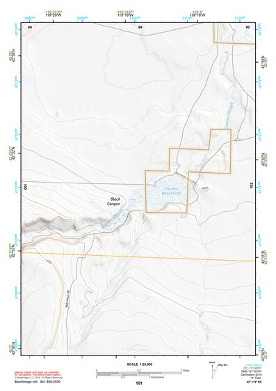 42119NE Page 101 Bluejoint Lake Topo Preview 1