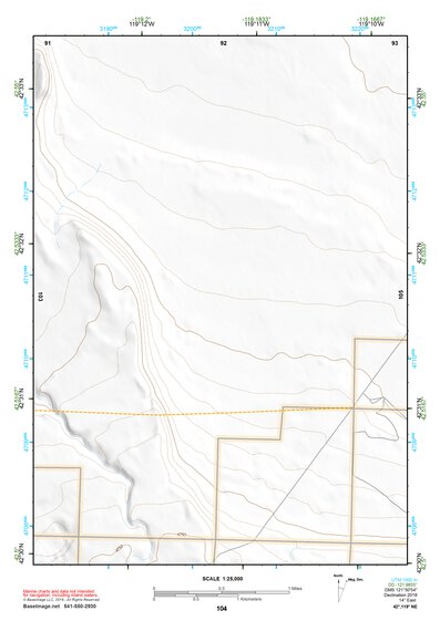 42119NE Page 104 Bluejoint Lake Topo Preview 1