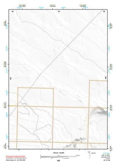 42119NE Page 105 Bluejoint Lake Topo Preview 1