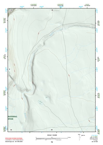 42119NW Page 72 Bluejoint Lake Topo Preview 1