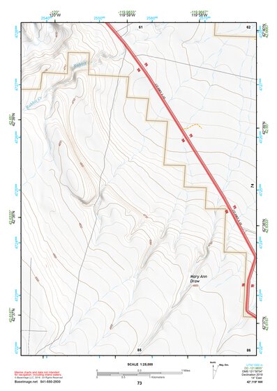 42119NW Page 73 Bluejoint Lake Topo Preview 1