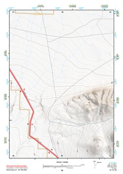 42119NW Page 74 Bluejoint Lake Topo Preview 1