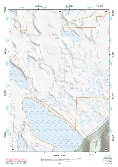 42119NW Page 80 Bluejoint Lake Topo Preview 1