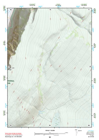 42119NW Page 82 Bluejoint Lake Topo Preview 1