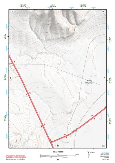 42119NW Page 87 Bluejoint Lake Topo Preview 1