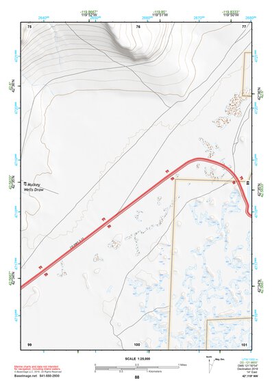 42119NW Page 88 Bluejoint Lake Topo Preview 1