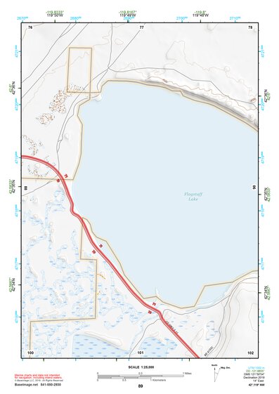 42119NW Page 89 Bluejoint Lake Topo Preview 1