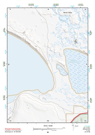 42119NW Page 90 Bluejoint Lake Topo Preview 1
