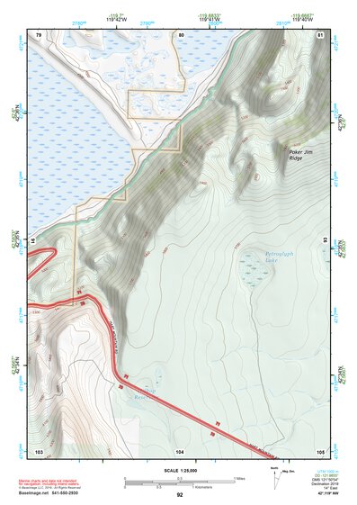 42119NW Page 92 Bluejoint Lake Topo Preview 1