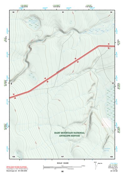 42119NW Page 95 Bluejoint Lake Topo Preview 1