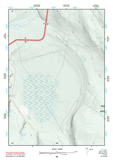 42119NW Page 96 Bluejoint Lake Topo Preview 1