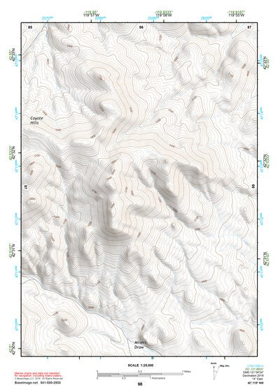 42119NW Page 98 Bluejoint Lake Topo Preview 1