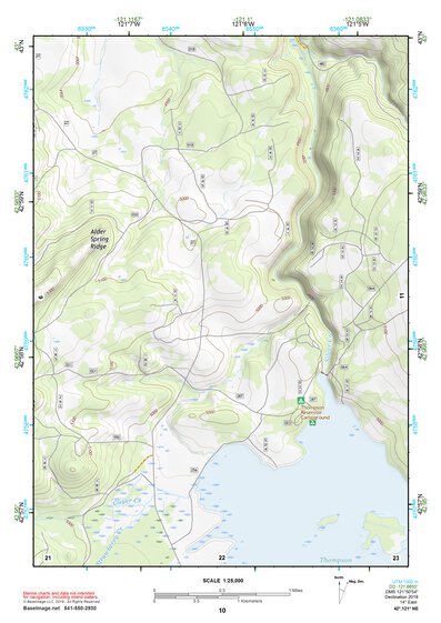 42121NE Page 10 Williamson River Topo Preview 1