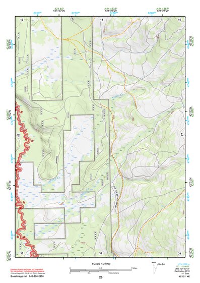 42121NE Page 26 Williamson River Topo Preview 1