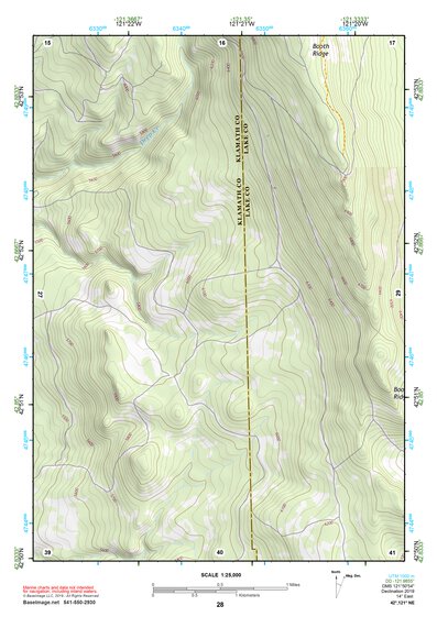 42121NE Page 28 Williamson River Topo Preview 1