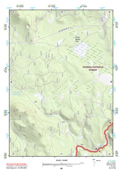 42121NE Page 65 Williamson River Topo Preview 1