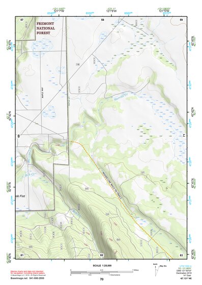 42121NE Page 70 Williamson River Topo Preview 1