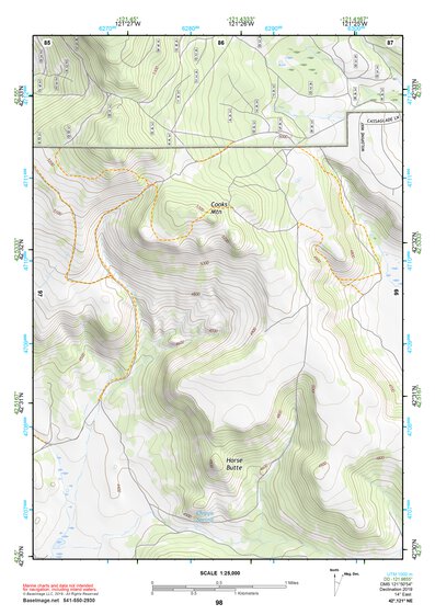 42121NE Page 98 Williamson River Topo Preview 1