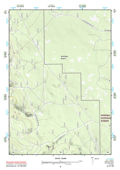42121NW Page 3 Williamson River Topo Preview 1