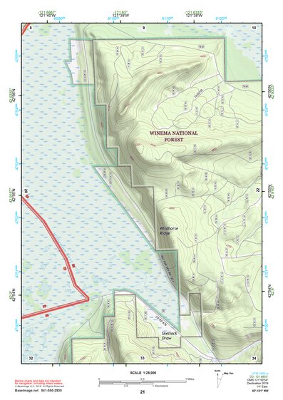 42121NW Page 21 Williamson River Topo Preview 1