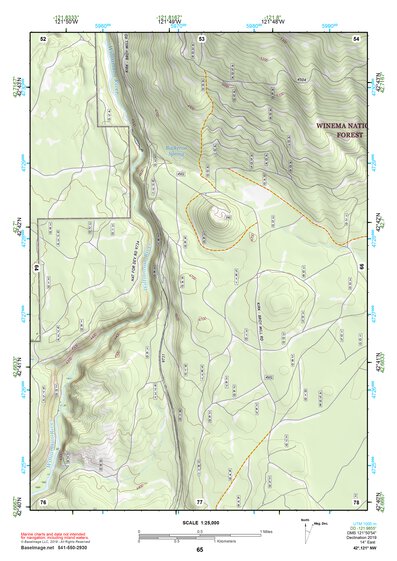 42121NW Page 65 Williamson River Topo Preview 1