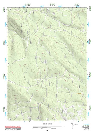 42121NW Page 84 Williamson River Topo Preview 1