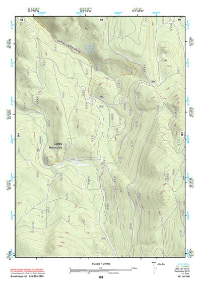 42121NW Page 101 Williamson River Topo Preview 1