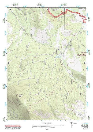 42121NW Page 105 Williamson River Topo Preview 1
