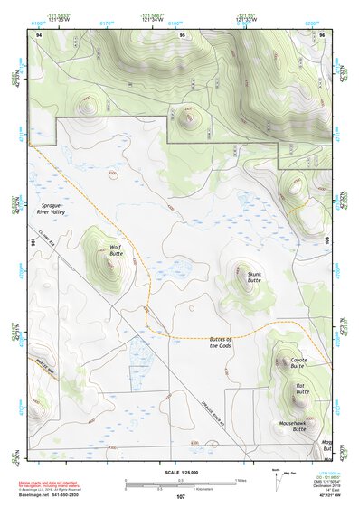42121NW Page 107 Williamson River Topo Preview 1