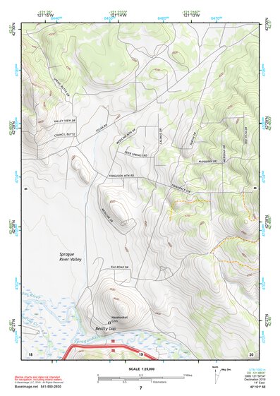 42121SE Page 7 Klamath Falls Topo Preview 1