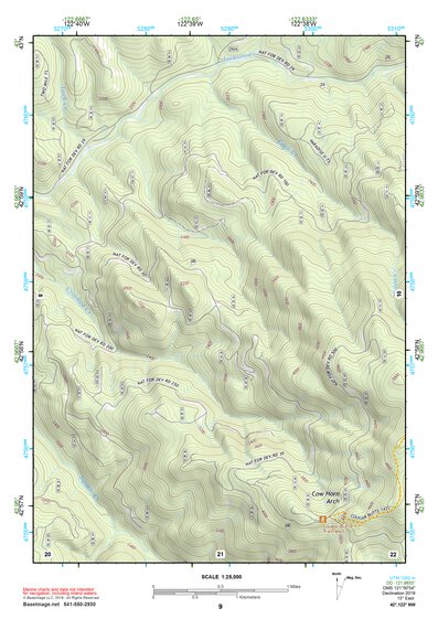 42122NW Page 9 Crater Lake Topo Preview 1