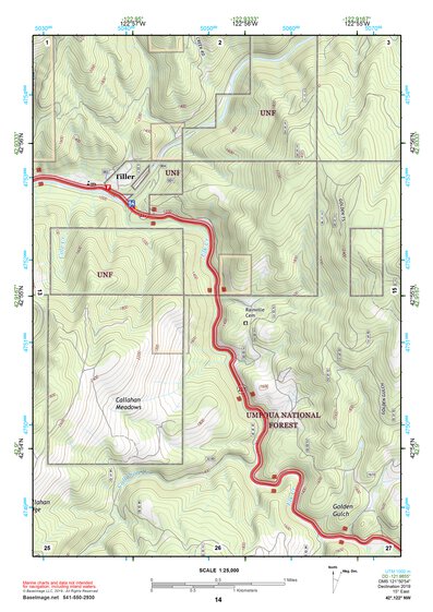 42122NW Page 14 Crater Lake Topo Preview 1