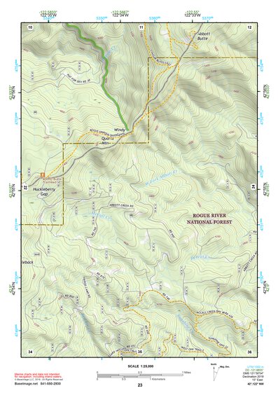 42122NW Page 23 Crater Lake Topo Preview 1