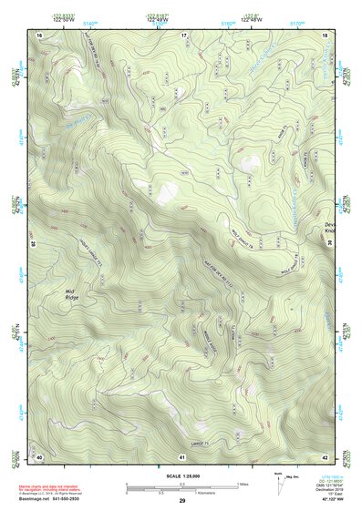 42122NW Page 29 Crater Lake Topo Preview 1