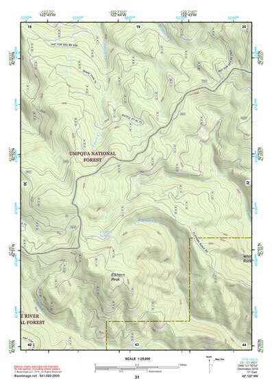 42122NW Page 31 Crater Lake Topo Preview 1