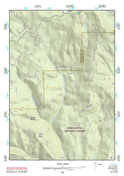42122NW Page 32 Crater Lake Topo Preview 1
