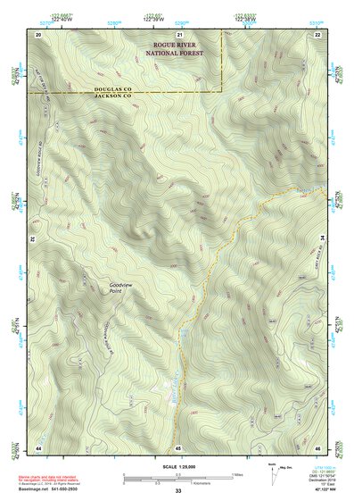 42122NW Page 33 Crater Lake Topo Preview 1
