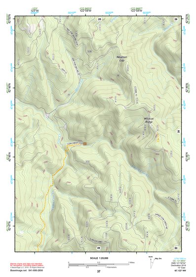 42122NW Page 37 Crater Lake Topo Preview 1