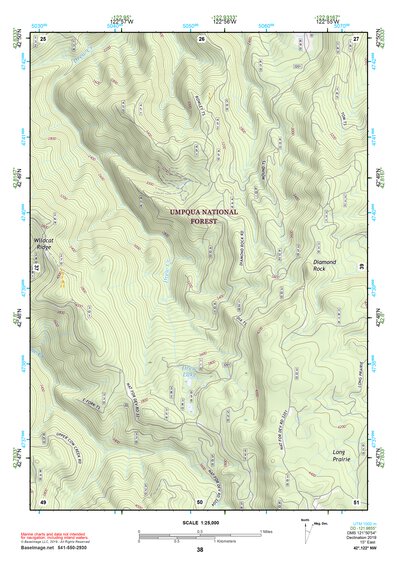 42122NW Page 38 Crater Lake Topo Preview 1