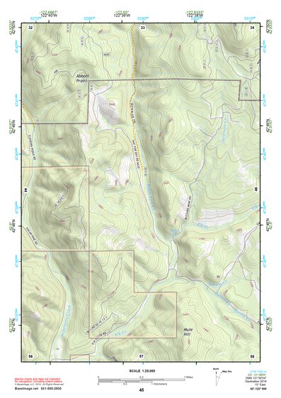 42122NW Page 45 Crater Lake Topo Preview 1