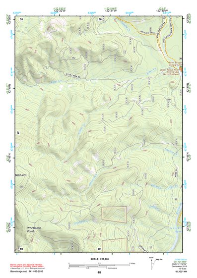 42122NW Page 48 Crater Lake Topo Preview 1