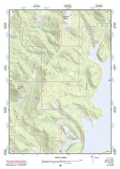 42122NW Page 68 Crater Lake Topo Preview 1