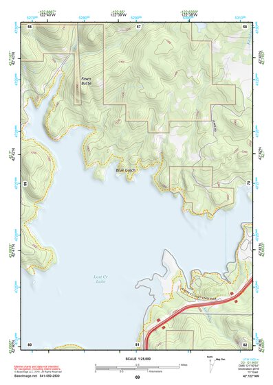 42122NW Page 69 Crater Lake Topo Preview 1