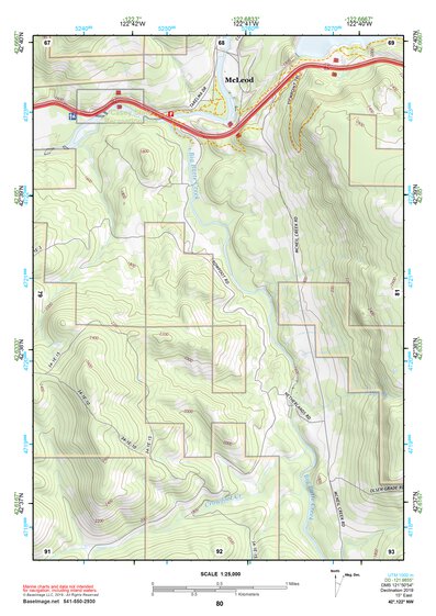 42122NW Page 80 Crater Lake Topo Preview 1