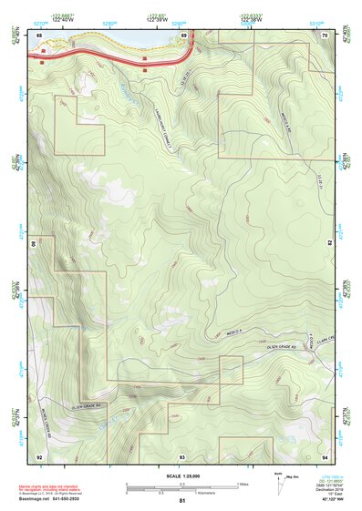 42122NW Page 81 Crater Lake Topo Preview 1